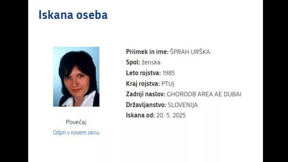 Ur&scaron;ka &Scaron;prah. Vir: Interpol