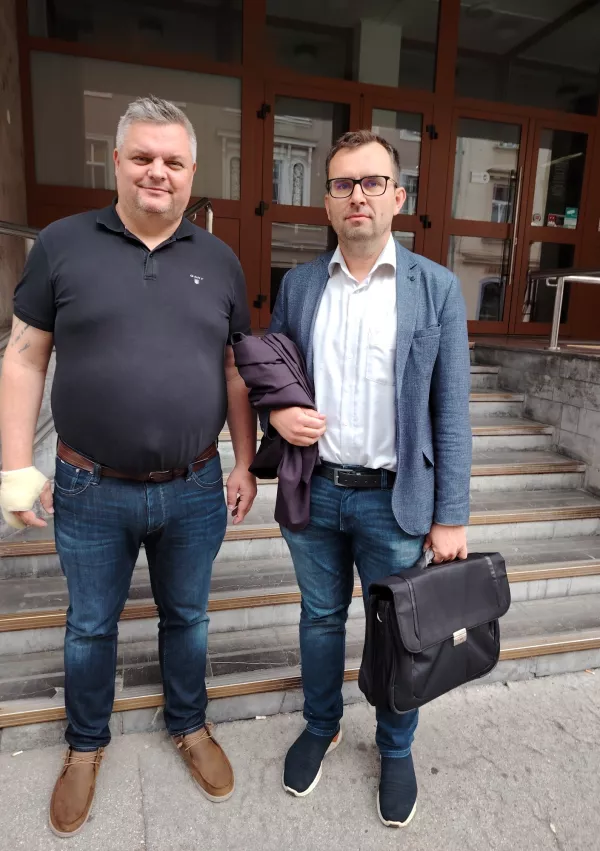 Bojan &Scaron;piler in Klemen Gre&scaron;ak