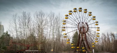 Zapuščen zabaviščni park v Černobilu. / Foto: Istock