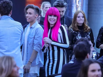 Nika Zorjan - 24.02.2018 &ndash; Prireditev EMA 2018, finalni izbor slovenske skladbe za nastop na 63. tekmovanju za pesem Evrovizija 2018 na Portugalskem - televizijsko-glasbeni &scaron;ov //FOTO: Jaka Gasar