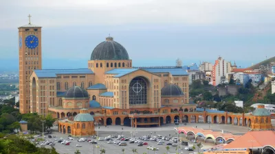 Basilica of the National Shrine of Our Lady of Conception Aparecida, located in the city of Aparecida, State of S&atilde;o Paulo, Brazil.