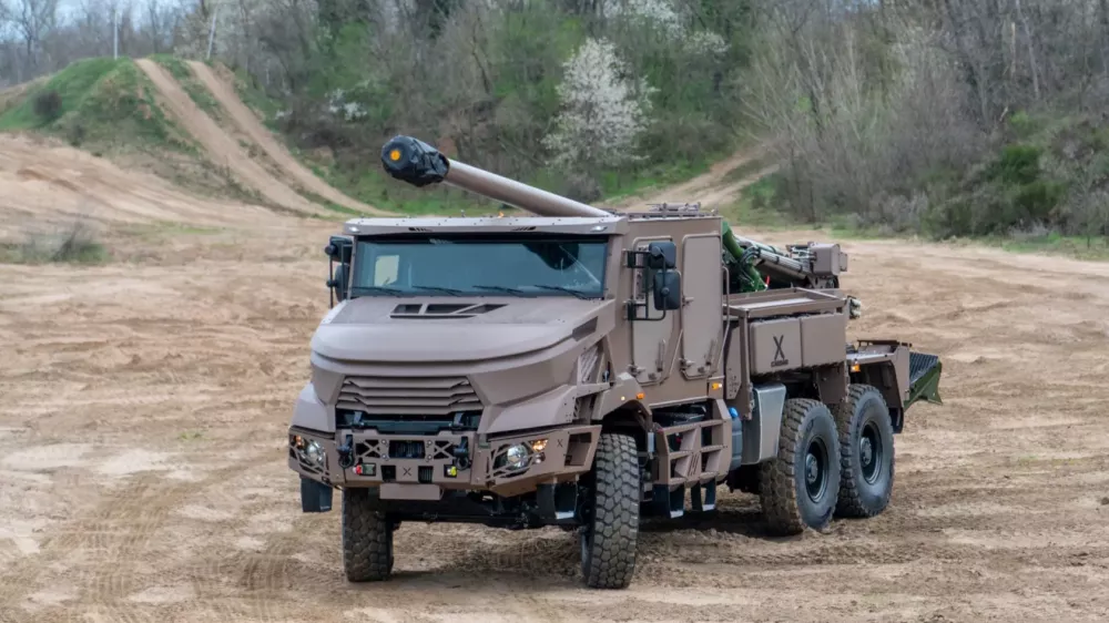 Nova različica samovozne havbice caesar 6x6 mkII po besedah proizvajalca vključuje izbolj&scaron;ave na podlagi izku&scaron;enj iz vojne v Ukrajini. Foto: KNDS Group