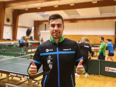 - 21.01.2025. - Darko Jorgić, slovenski namiznoteni&scaron;ki igralec.//FOTO: Bojan Velikonja