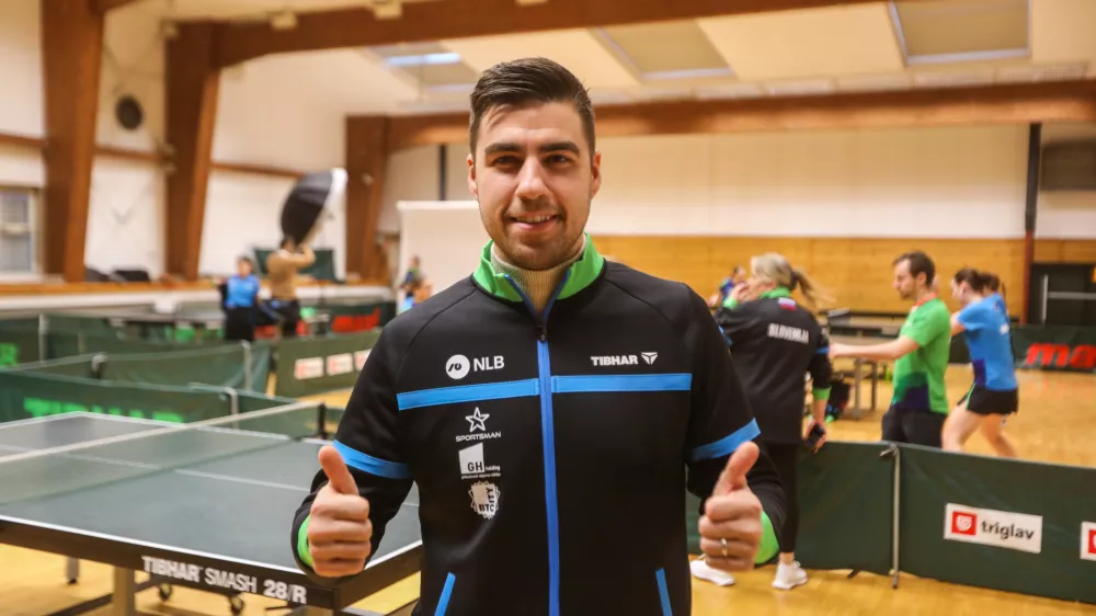 - 21.01.2025. - Darko Jorgić, slovenski namiznoteni&scaron;ki igralec.//FOTO: Bojan Velikonja