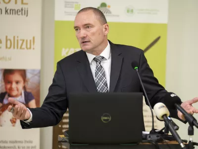 Jože Podgor&scaron;ek09.01.2025 Novinarska konferenca in srečanje z novim vodstvom Kmetijsko gozdarske zbornice Slovenije, spregovorili bodo o aktualnih razmerah v kmetijstvu in načrtih zbornice za leto 2025FOTO: Nik Erik Neubauer