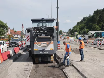 - 02.06.2025 - prenova Celov&scaron;ke ceste//FOTO: Jaka Gasar