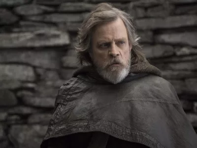 This image released by Lucasfilm shows Mark Hamill as Luke Skywalker in "Star Wars: The Last Jedi." (John Wilson/Lucasfilm via AP) / Foto: John Wilson