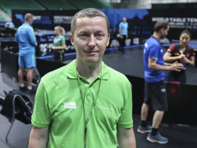 Tomaž Kralj- 03.07.2023 &ndash; namizni tenis - mednarodni turnir WTT Star Contender v Ljubljani - //FOTO: Jaka Gasar