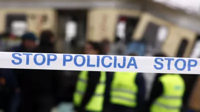 - ilustrativna fotografija - policijski za&scaron;čitni trak - policija - stop/FOTO: Luka Cjuha