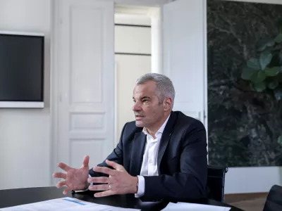 - 11.03.2025 - župan Maribora, Sa&scaron;a Arsenovič//FOTO: Jaka GasarOPOMBA: ZA OBJEKTIV - INTERVJU