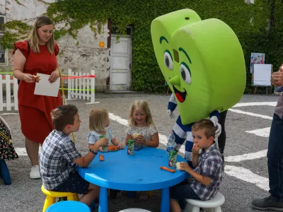 - 06.06.2025. - Akcija in podelitev nagrad Hrana ni za tjavendan, namenjena ozave&scaron;čanju o prevelikih količinah zavržene hrane.//FOTO: Bojan Velikonja