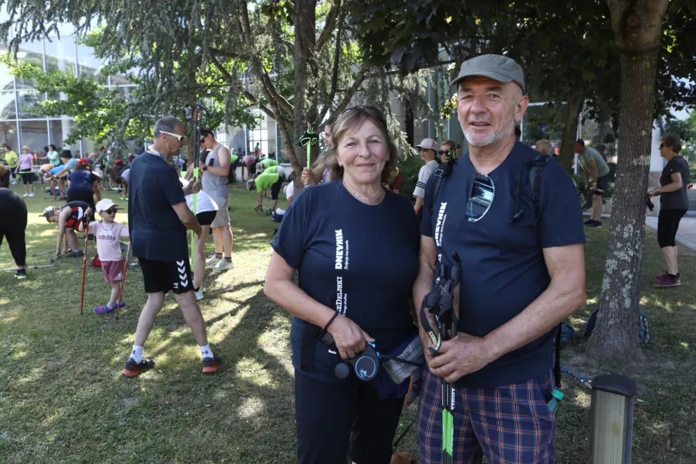 07.06.2025 - Dan nordijske hoje in druženje z Nedeljskim v Termah Čatež- nordijska hoja - Terme ČatežFoto: Luka Cjuha