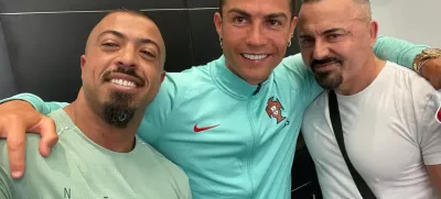 Hichman Bukhari (levo) je bil Ronaldov telesni stražar v letih, ko je zvezdnik igral za Real Madrid. Vir: Instagram