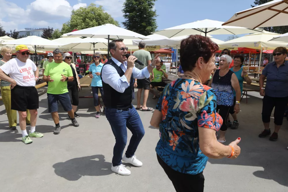 07.06.2025 - Dan nordijske hoje in druženje z Nedeljskim v Termah Čatež- nordijska hoja - Terme ČatežFoto: Luka Cjuha