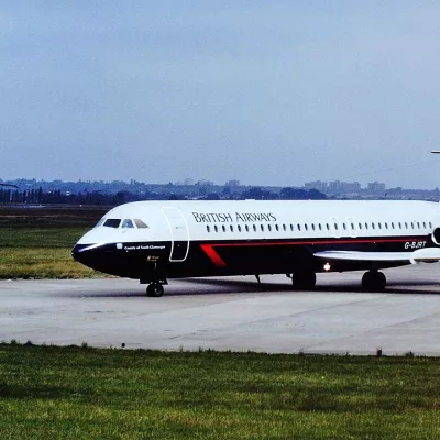 BAC One-Eleven, ki je bil udeležen v nesreči. / Foto: Rob Hodgkins/wikipedia/cc