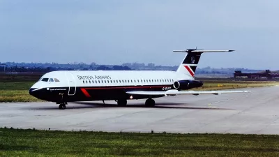 BAC One-Eleven, ki je bil udeležen v nesreči. / Foto: Rob Hodgkins/wikipedia/cc
