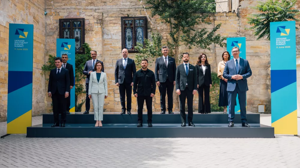 Ukrajina, Odesa.Udelezba ministrice za zunanje in evropske zadeve Tanje Fajon na cetrtem vrhu Ukrajina-Jugovzhodna Evropa v Odesi.Foto: MZEZ