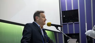 predsednik FIDES Damjan Polh - 09.01.2024 – opozorilna stavka zdravnikov in zobozdravnikov - zdravniki in zobozdravniki zaradi neuresničenih zavez vlade iz že sklenjenih sporazumov opozorilno stavkali. protest //FOTO: Nik Erik Neubauer 