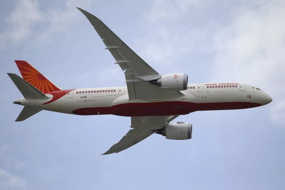 FILE - An Air India Boeing 787 Dreamliner performs its demonstration flight during the 50th Paris Air Show at Le Bourget airport, north of Paris, on June 18, 2013. (AP Photo/Francois Mori, File)