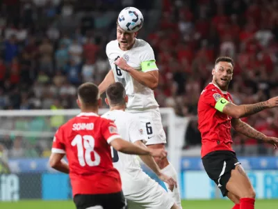 Jaka Bijol06.09.2024. Nogomet, Pokal narodov, Slovenija - Avstrija. Foto: Bojan Velikonja