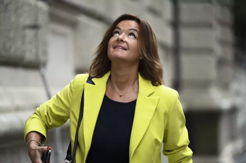 Tanja Fajon09.09.2024 Redna seja vlade, na kateri bo ministrska ekipa razpravljala o novem predlogu kandidatke oziroma kandidata za evropskega komisarja, potem ko je od kandidature odstopil Tomaž Vesel; vlada, Gregorčičeva 20FOTO: Nik Erik Neubauer