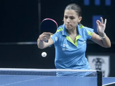 Sara Tokič- 05.07.2023 &ndash; namizni tenis - mednarodni turnir WTT Star Contender v Ljubljani - //FOTO: Jaka Gasar