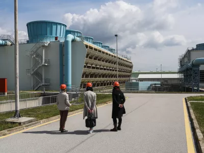 - hladilni sistem-- Energetika, elektrika, samoskrba, daljnovod &mdash; 19.04.2023 &ndash; Nuklearna elektrarna Kr&scaron;ko (NEK), edina slovenska jedrska elektrarna, ki deluje od leta 1983 //FOTO: Bojan Velikonja