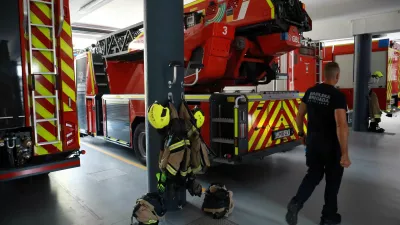 20.05.2025 - Gasiska brigada Ljubljana, Ognjeni zajtrk, gasilciFoto: Tomaž Skale