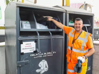 Tekstil ne sodi več v me&scaron;ane odpadke
