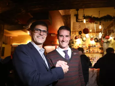 Matjaž Rakovec, aktualni župan Kranja in ponovni kandidat za župana Mestne občine Kranj - 20.11.2022 - Lokalne volitve 2022 v Kranju - redne volitve župana in članov občinskega sveta -&nbsp;//FOTO: Luka Cjuha