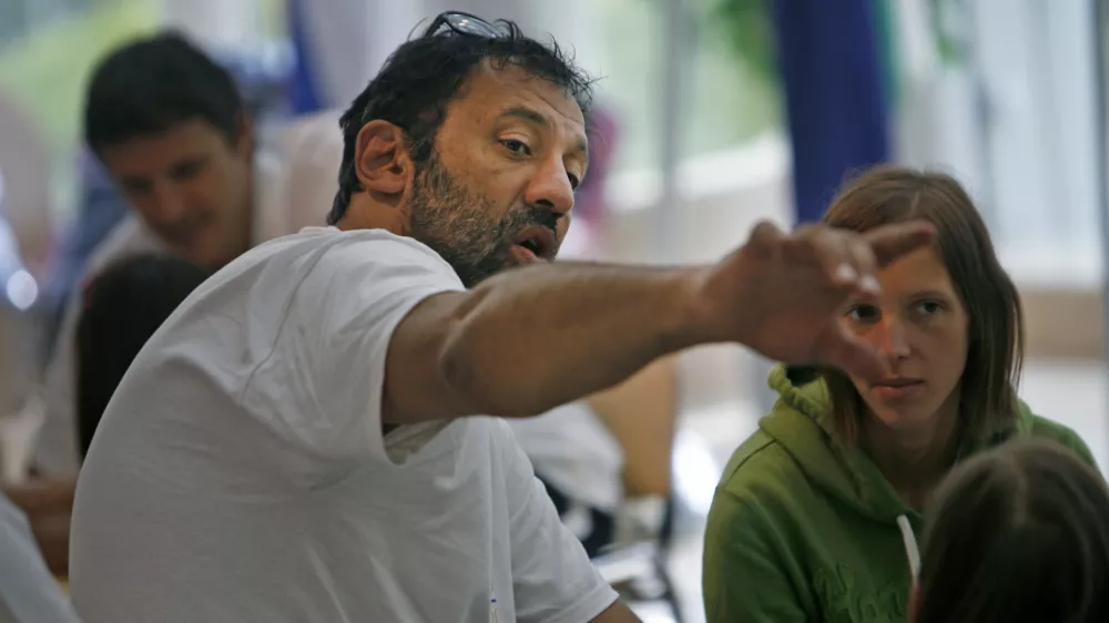 Vlade Divacobisk pediatrične klinike - UKC Ljubljana- legende NBA- Ko&scaron;arka brez meja - Basketball without borders/// Foto: Matej Pov&scaron;e