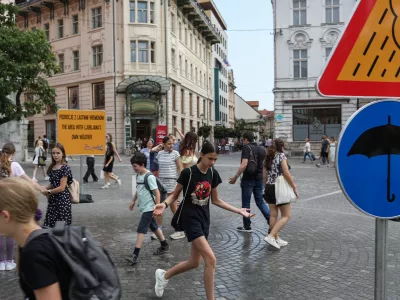20.06.2025. In&scaron;talacija Zmago Modica Lastno vreme v Ljubljani. Foto: Bojan Velikonja 