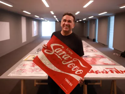 Sarajevski grafični oblikovalec: V Ljubljani vedno doživim kulturni &scaron;ok