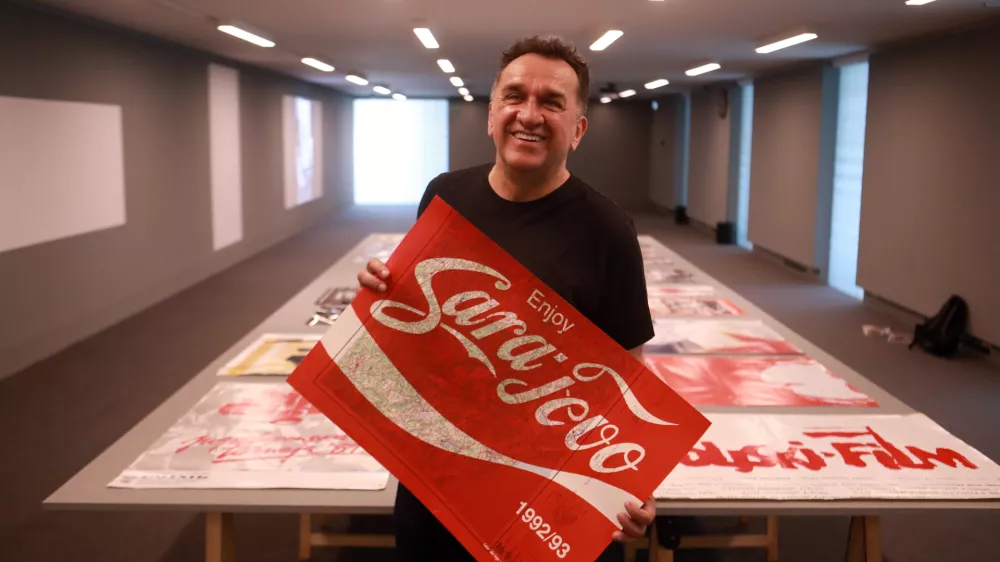 Sarajevski grafični oblikovalec: V Ljubljani vedno doživim kulturni &scaron;ok