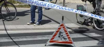 05.06.2025 - Simbolična fotografija Policija - prometna nesteča - policijski trakFoto: Luka Cjuha