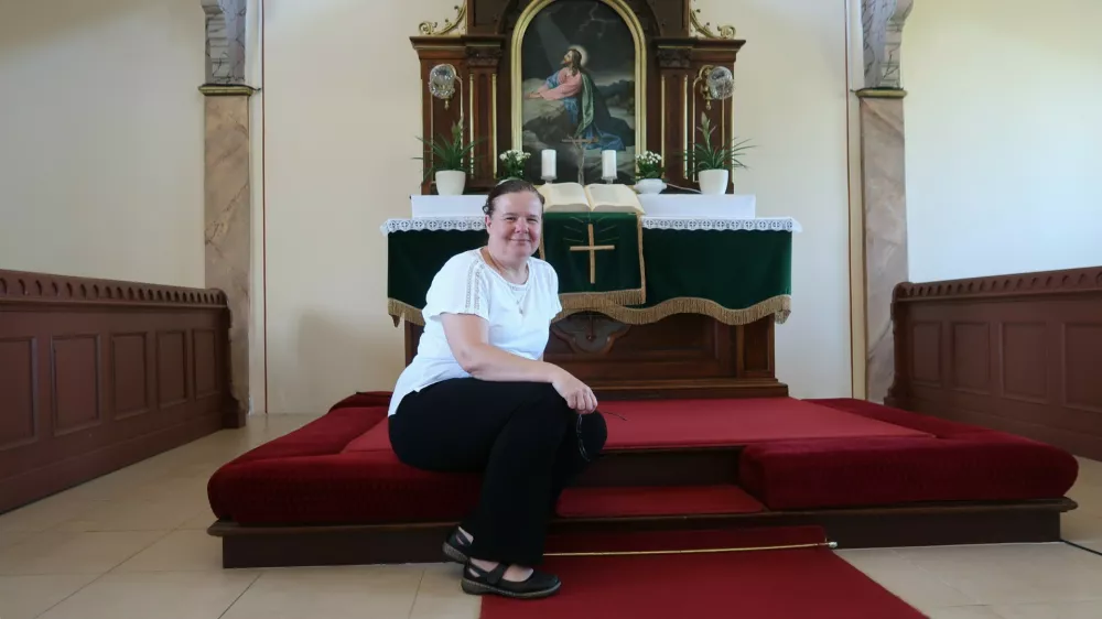 Simona Prosič Filip, evangeličanska duhovnica, Gornji Slaveči. Foto: Tatjana Pihlar / Foto: Tatjana Pihlar 