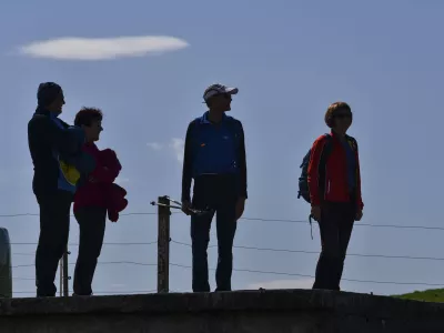 Pogled z razglednem točke na Korenu. / Foto: Franci Horvat