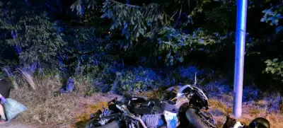 Nekaj dni po hudi nesreči je motorist v bolnišnici umrl. / Foto: Pgd Steklarna Rogaška Slatina