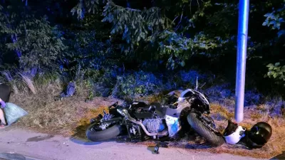 Nekaj dni po hudi nesreči je motorist v bolni&scaron;nici umrl. / Foto: Pgd Steklarna Roga&scaron;ka Slatina