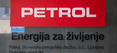 Ljubljana, pred upravno stavbo druzbe Petrol.Izjava za medije predsednika uprave Petrola Sase Bergerja.