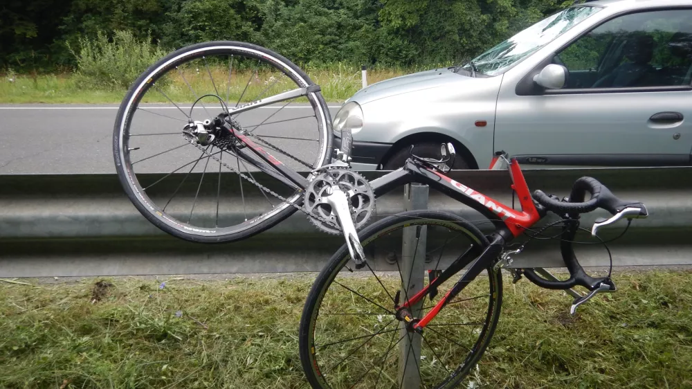 kolo nesreča promet kolesarji