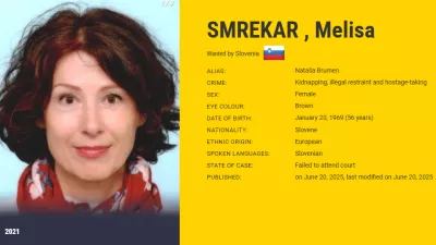 Za Julijino materjo so razpisali tiralico. Vir: Europol