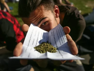 - 20.04.2018 - Marihuana mar&scaron; 2018 - Kongresni trg - konoplja - //FOTO: Luka Cjuha.