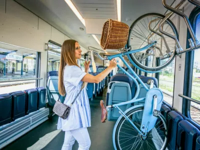 Zapeljite se z vlakom v mesto, po kulturo. F Slovenske železnice