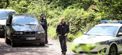21.05.2023., Modrus - Glavni zrakoplovni inspektor Danko Petrin odlazi nakon zavrsenog ocevida na mjestu pada aviona na Maloj Kapeli. Photo: Boris Scitar/PIXSELL
