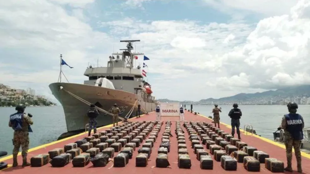 Kokain, narkokarteli, mehi&scaron;ka mornarica