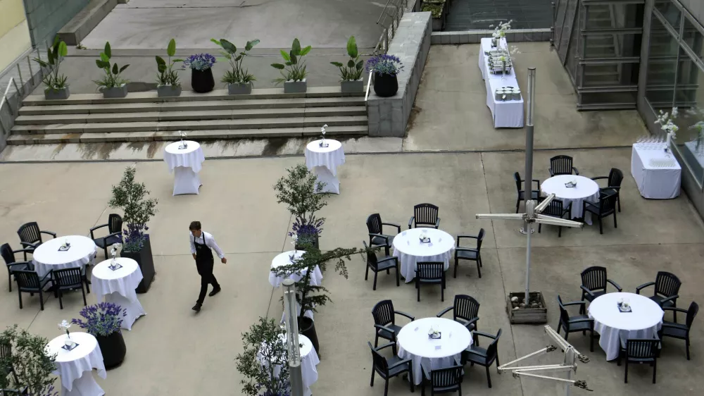 14.06.2024 - ilustrativna fotografija -mize,catering,gostinstvo, pogostitev banketFoto: Tomaž Skale