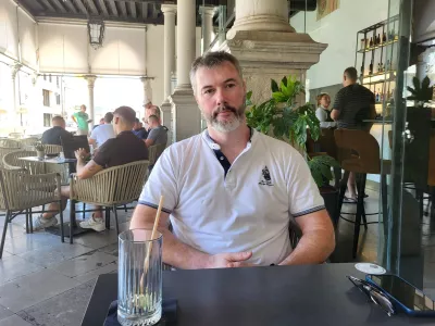 Gregor Bonin, poveljnik tankerja, Euronav / Foto: Katja Gle&scaron;čič