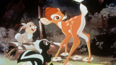 BAMBI / Bambi USA 1942 WALT Disney's 'Bambi', Szene: Bambi und der Hase Klopfer aka. Bambi / BAMBI USA 1942,Image: 136757272, License: Rights-managed, Restrictions: Nur redaktionelle Nutzung im Zusammenhang mit dem Film. Editorial usage only and only related to the movie. Im Falle anderer Verwendungen, kontaktieren Sie uns bitte. For other uses, please contact us., Model Release: no / Foto: United Archives / Kpa Publicity Stills Via Profimedia 