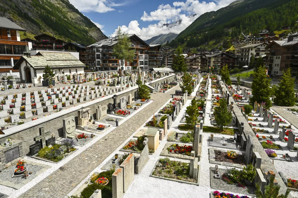 Pokopali&scaron;če slavnih gornikov / Foto: Franci Horvat